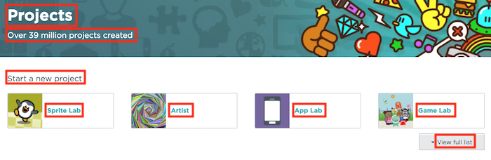 Projects Screenshot 1