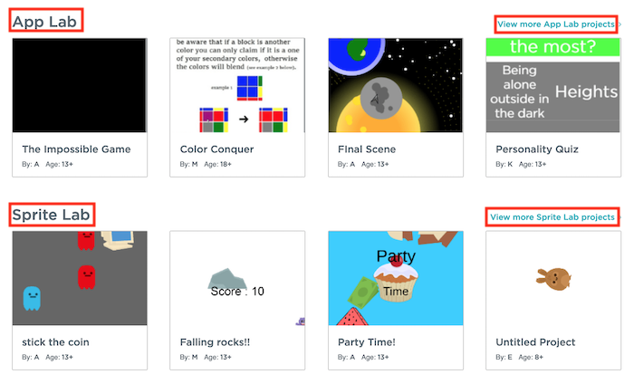 Projects Screenshot 3
